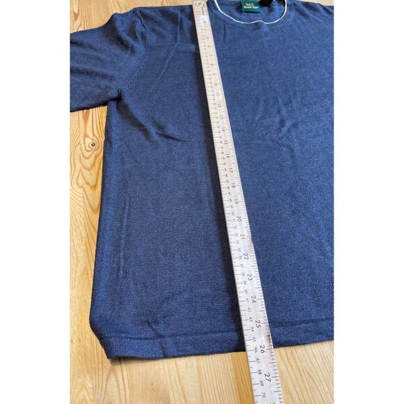 Marshall Field Crew Neck T-Shirt Top Short Sleeve Linen Blend Men’s Size LARGE - Picture 6 of 9